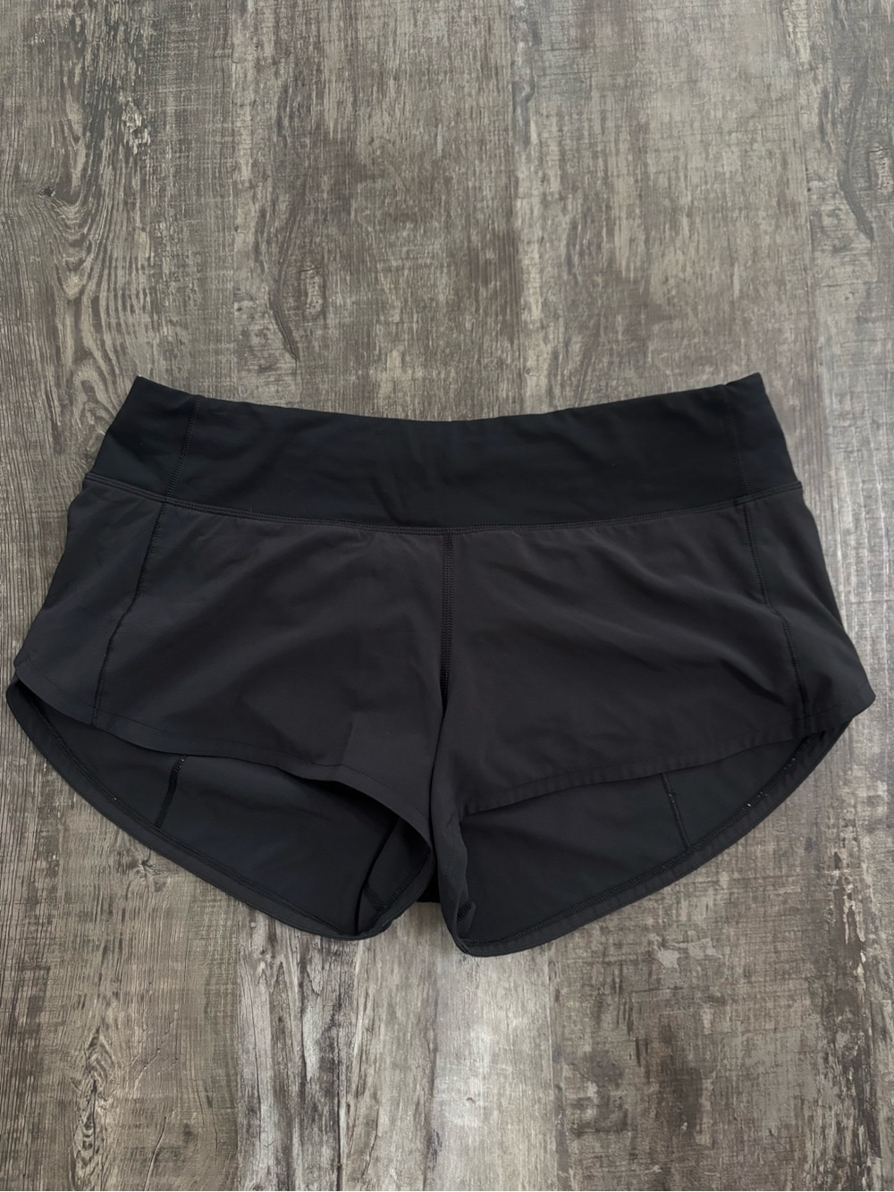 lululemon athletica Black Athletic Running Shorts